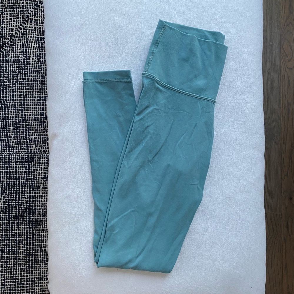 TNA butter green blue leggings